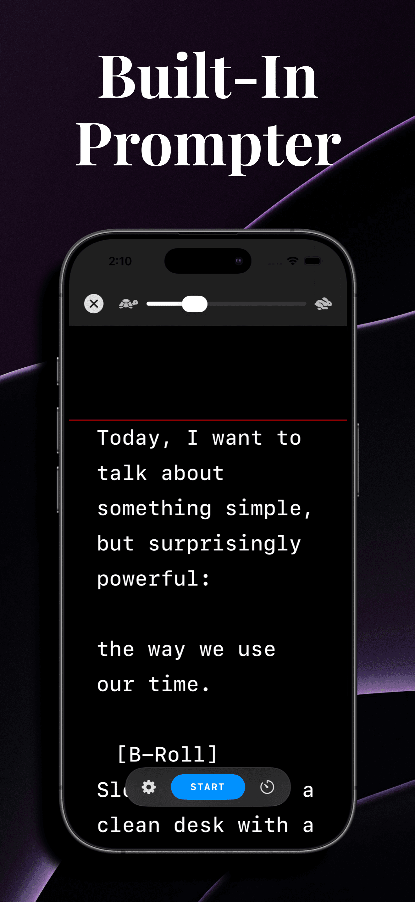 Distraction-free writing